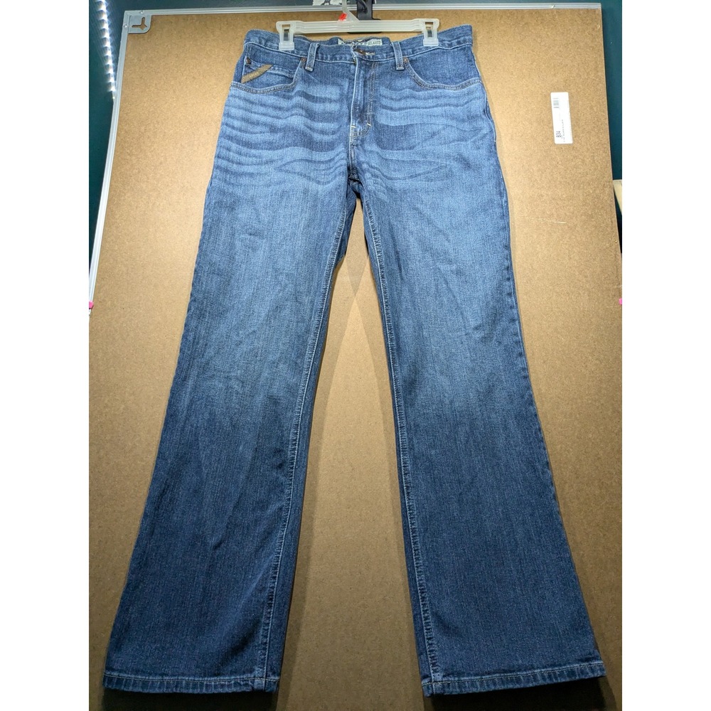 Ariat M4 Legacy Relaxed Boot Cut Jeans Mens 33x32 Medium Wash Denim Western